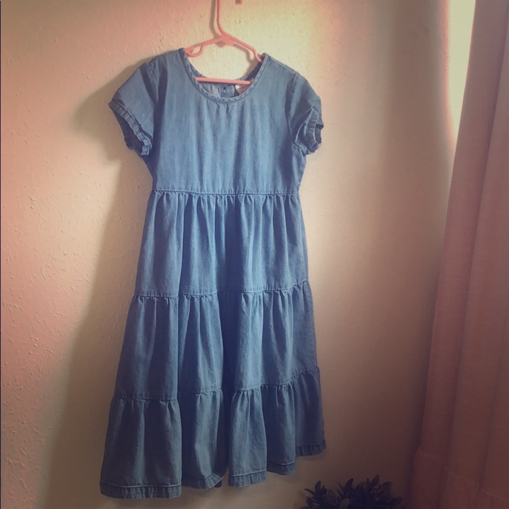 Hanna Andersson Denim Short Sleeve Dress